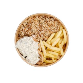 Escalope Pané À La Crème Bowl