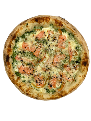 З Лососем та Шпинатом