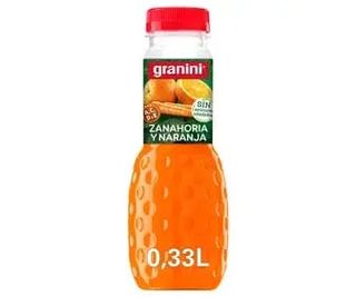 Zumo Granini AC Naranja Y Zanahoria  Botellín (330 Ml.)
