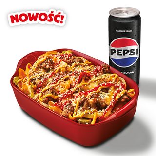 ZAPIEKARON CHEESEBURGER W ZESTAWIE