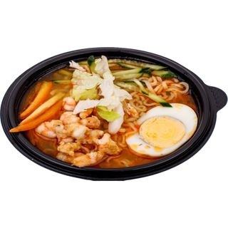 Рамен с креветками