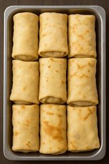 Млинці з м'ясною начинкою 100г