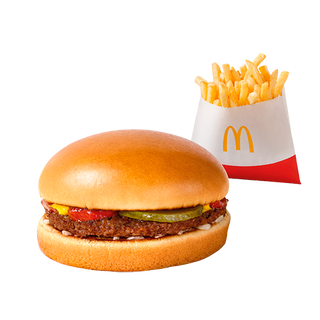 Hamburger 2forU z frytkami