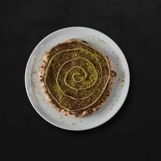 Pizza di Nutella al pistacchio