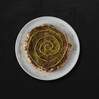 Pizza di Nutella al pistacchio