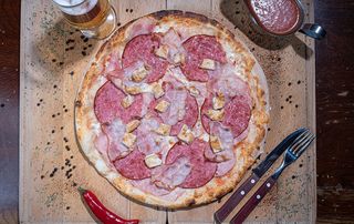 Pizza Quattro Carni 620g