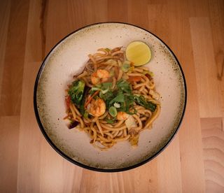 35 Udon Con Langostinos