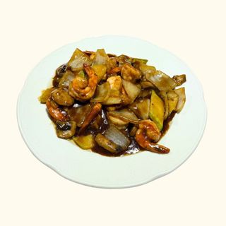 48. Gambas Con Salsa De Ostras