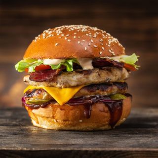 ჩიქენ ბურგერი X2