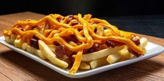 Batatas com Cheddar e Bacon