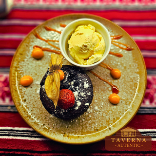Lava cake cu inghetata