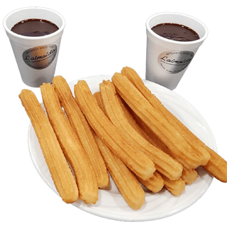 Pack 2 Chocolates Con 1 Docena De Churros