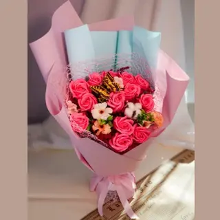 Buchet din trandafiri de săpun