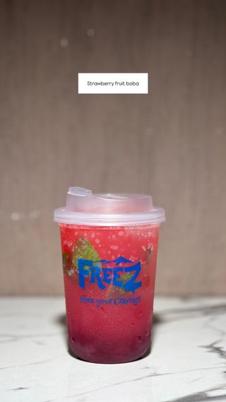 Strawberry Fruit Boba