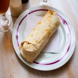 Durum kebab tiras de pollo completo