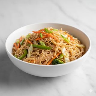 Fideos de arroz frito