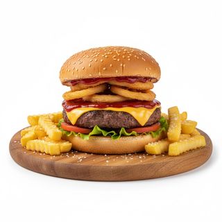 Hamburger toscano single