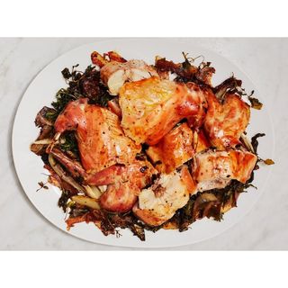 Oven Grilled Rabbit Meat
