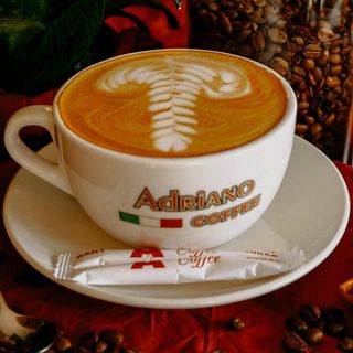 Латте на растительном молоке Мега