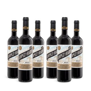 Pack 5 + 1 vino hacienda López de Haro