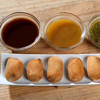 Croqueta pernil i pollastre