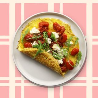 Омлет С Чери Домати И Филаделфия (300г)