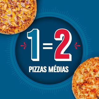 1=2 Pizzas Médias