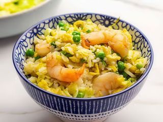 Arroz Frito com Camarão