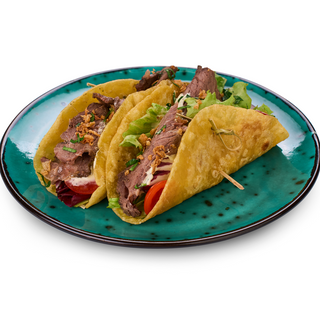 Тако з Бріскетом та цибулею фрі (240г)