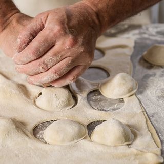 Sorrentinos de espinaca y queso