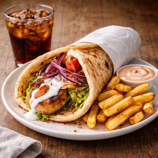 Piadina Kebab menù