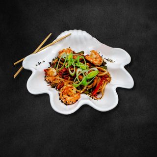 ლაფშა ზღვის პროდუქტებით