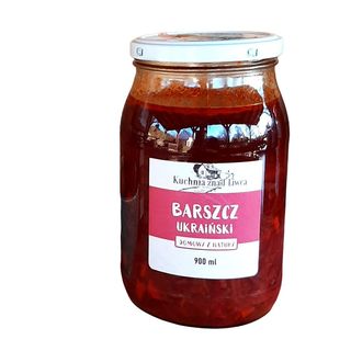Barszcz ukraiński z fasolą (vegan) 900 ml
