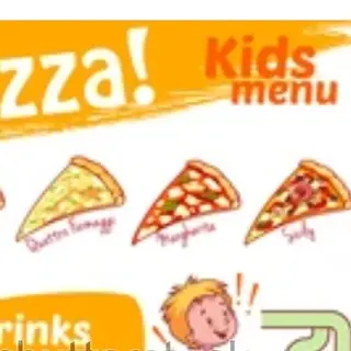 Menu kids Pizza