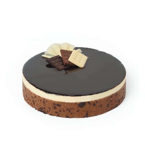 Tarta tres chocolates 4 raciones