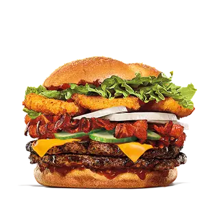 Summer Crunch Double Beef Burger