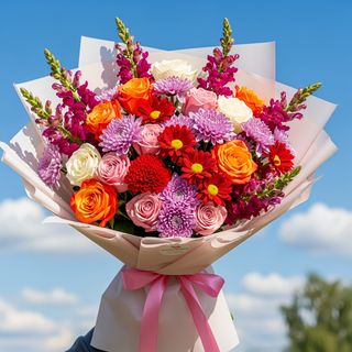 Bouquet Éclat De Couleurs