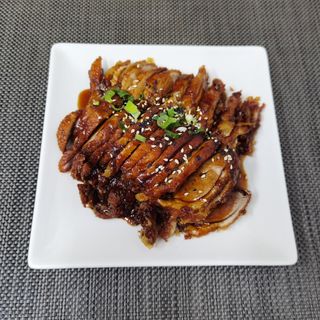 Pato al teriyaki