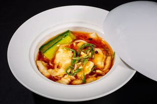 411 Fonduta di pesce piccante