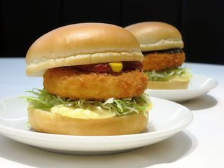 Hamburguer frango panado crocante