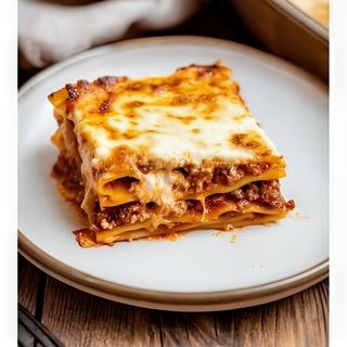 Zapečene lazagne, salata,kruh