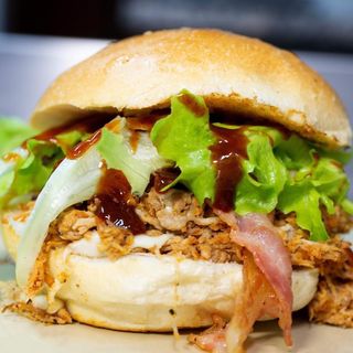 Panino pork and cheese