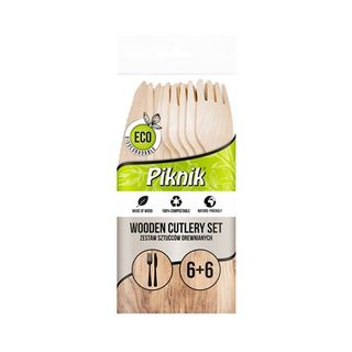 Zestaw grillowy noże i widelce ECO. 