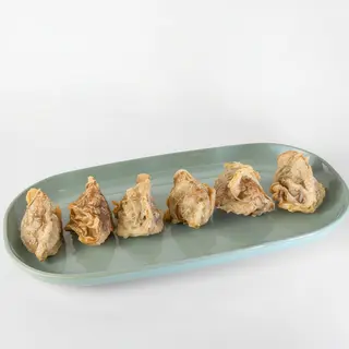 Gyozas de papada ibérica en tempura