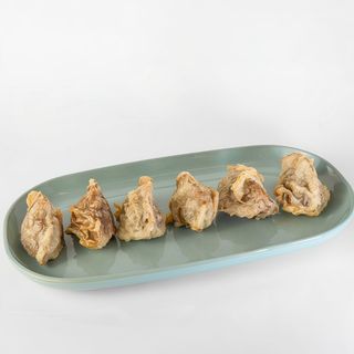 Gyozas de papada ibérica en tempura