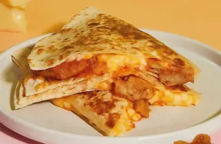 Quesadilla de heura (pollo vegano)