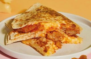 Quesadilla de heura (pollo vegano)