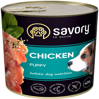 Savory Dog All breeds Puppy курка 400гр