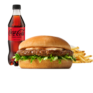 Hamburger w zestawie