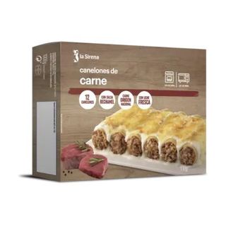 Canelones De Carne Con Bechamel Caja 12 Uds.